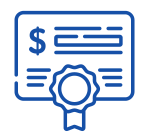 Certificate icon for bail bonds issued in West University Place