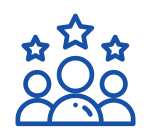 Satisfied clients icon for local bail bonds in Upper Kirby