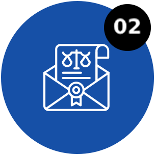 Step 2 icon of bail bond paperwork in Spring