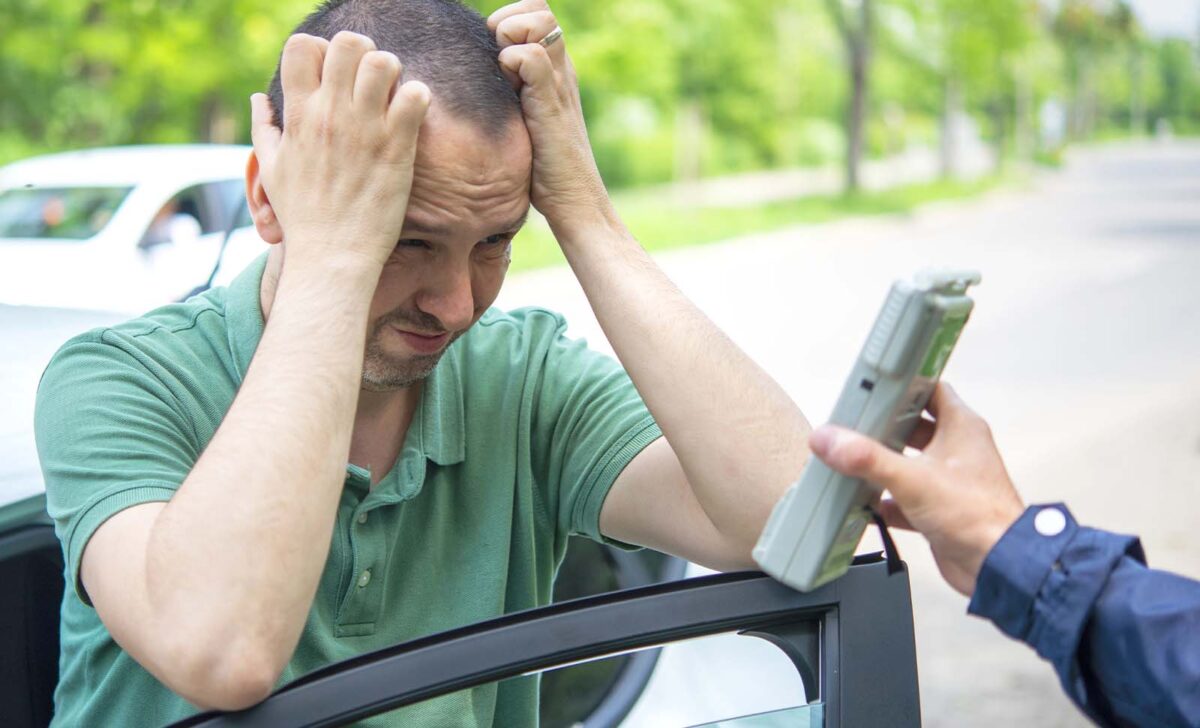 Driver failing a roadside test before needing 24 hour bail bonds in Huntsville
